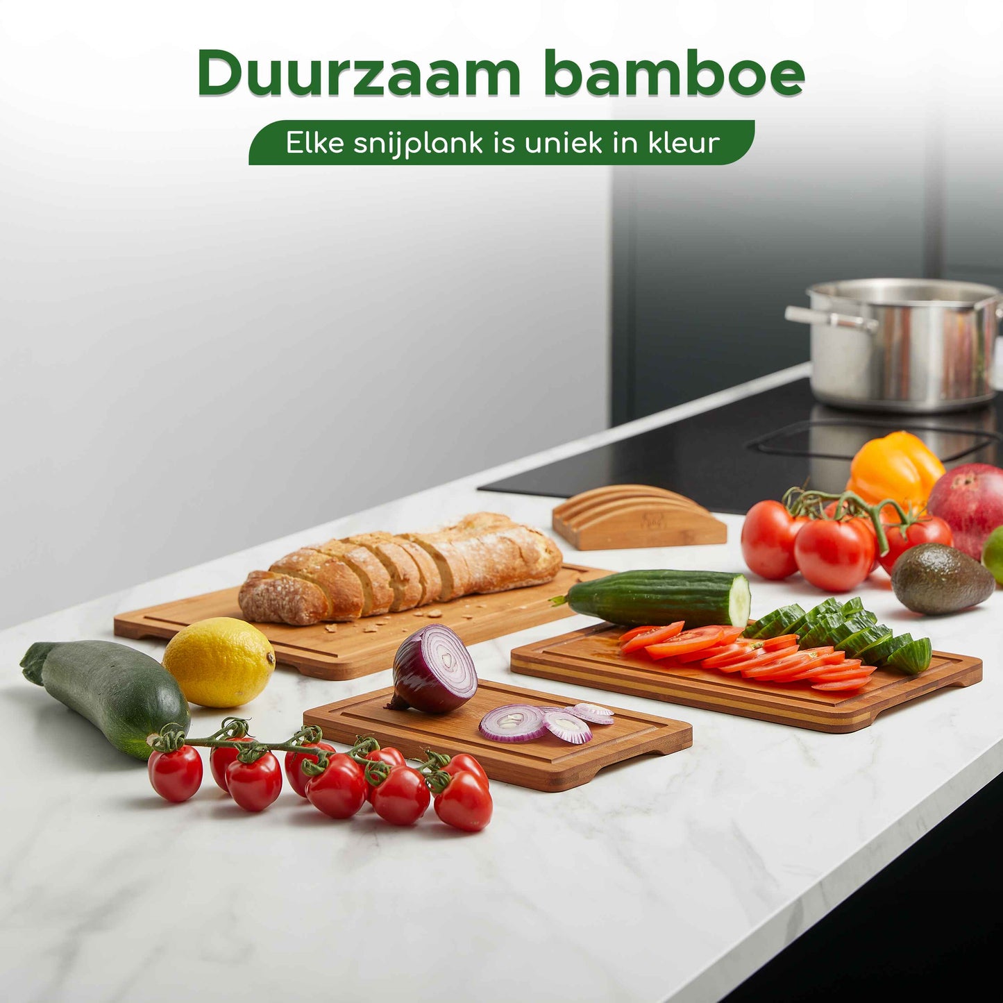 Snijplanken Set 3-Delig - Bamboe