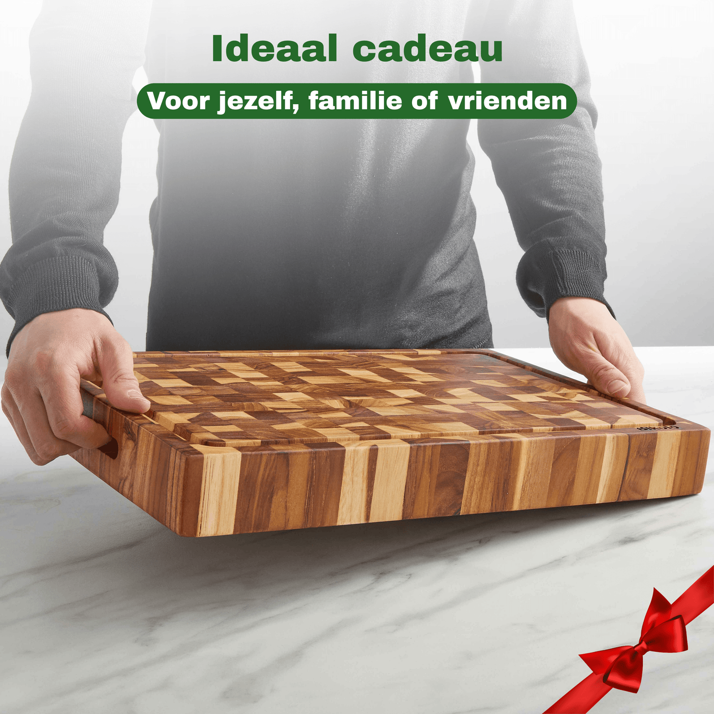 hakblok cadeau geven