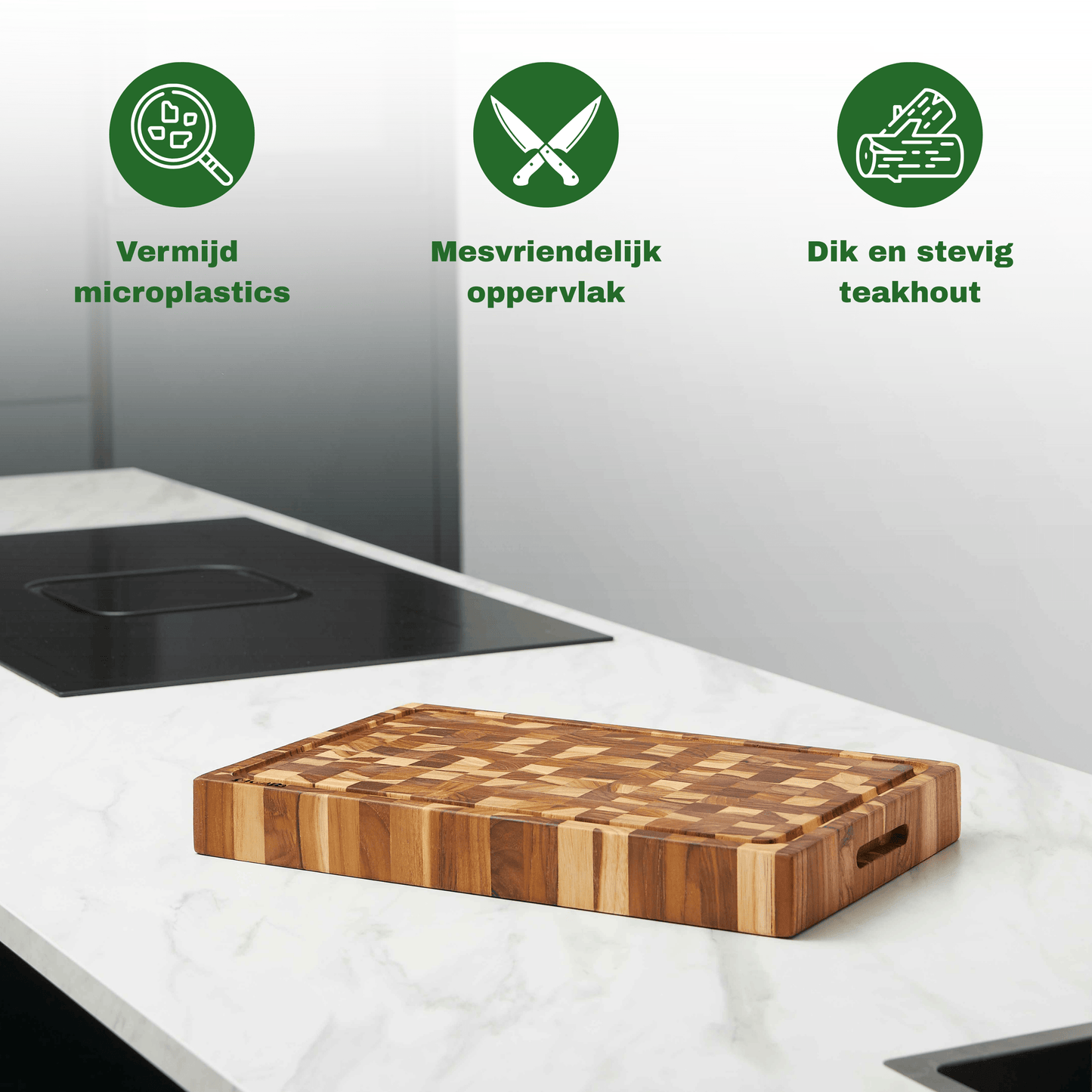 Snijplank - Hakblok - Teakhout