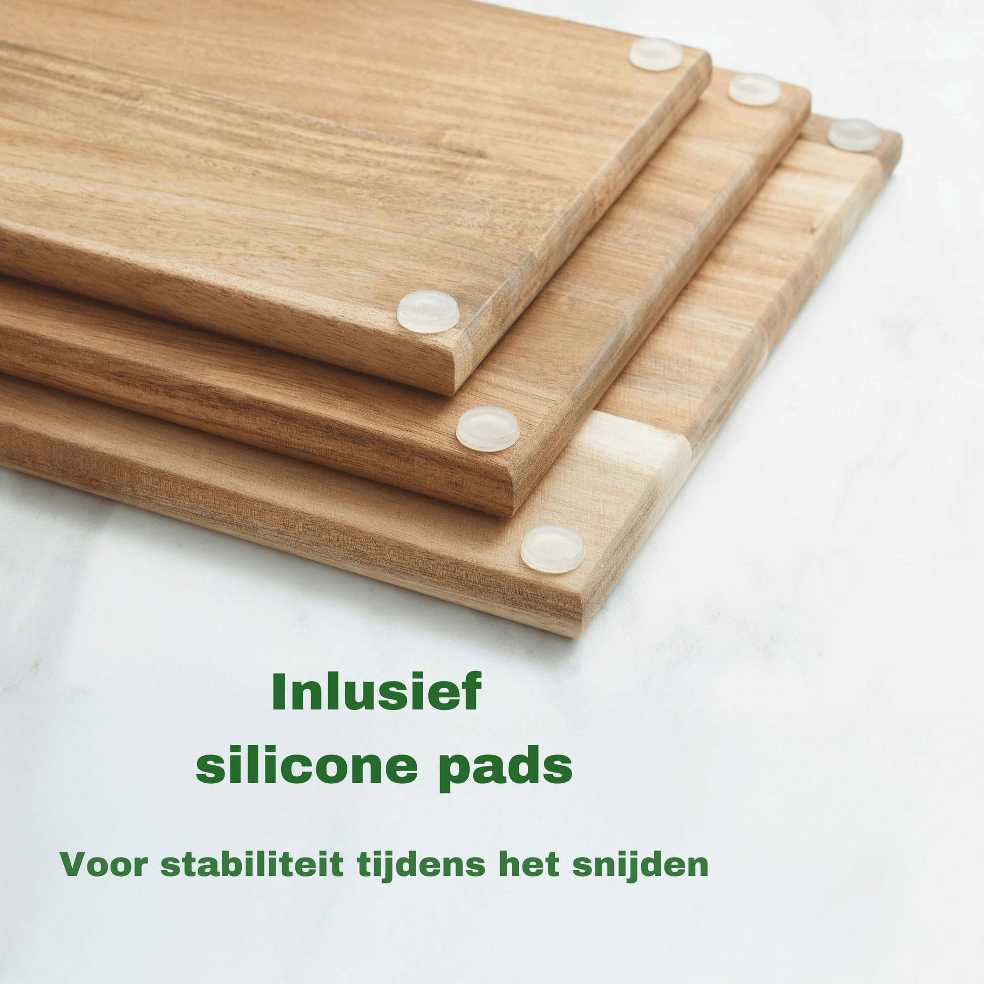 snijplanken met silicone pads voor stabiliteit tijdens het snijden