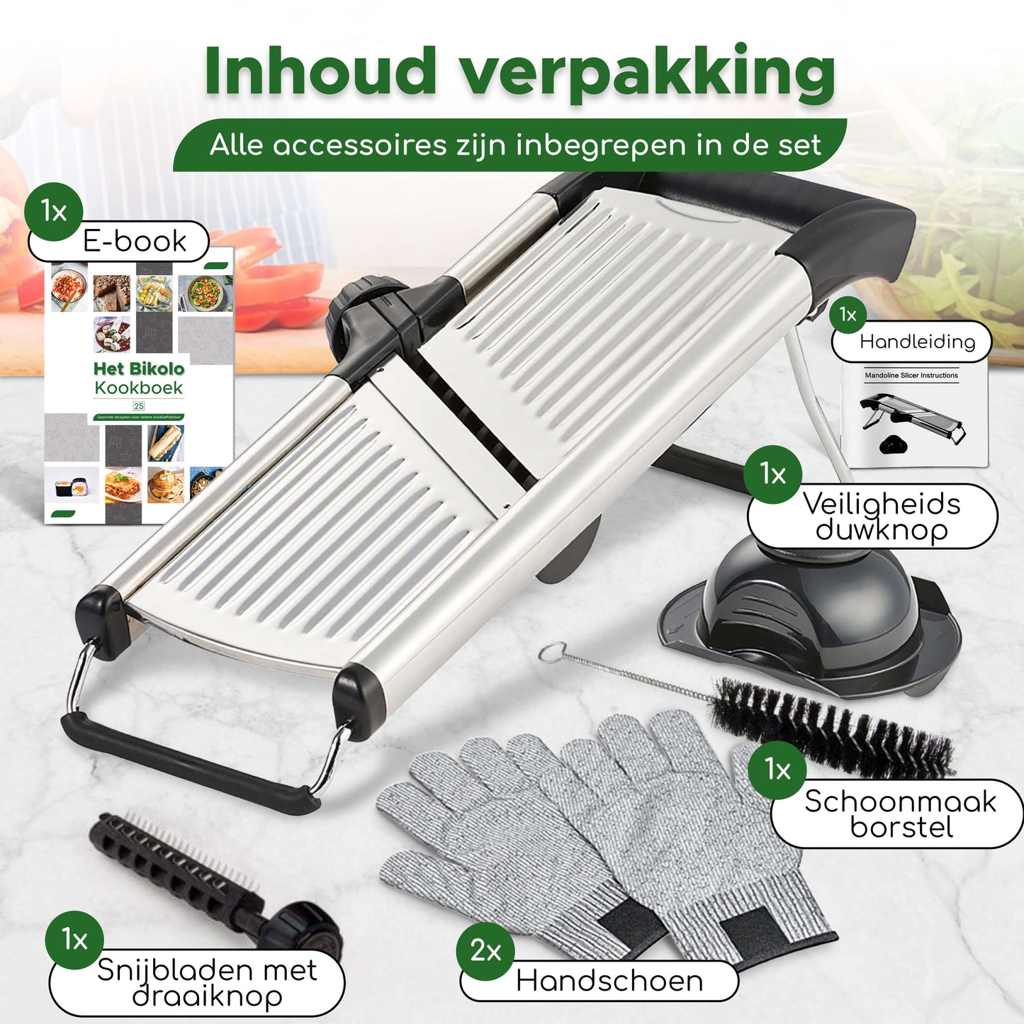 mandoline keukensnijder set