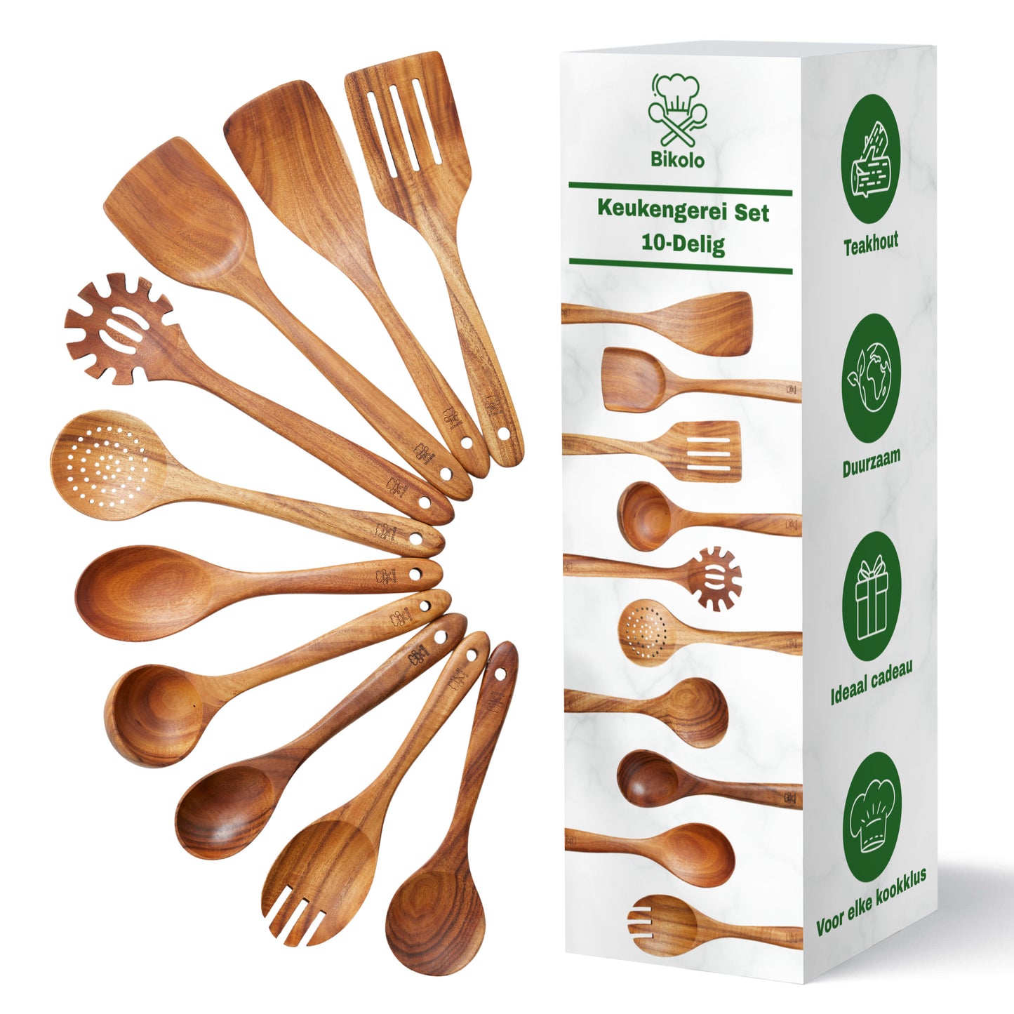 Bikolo® Keukengerei Set 10-Delig