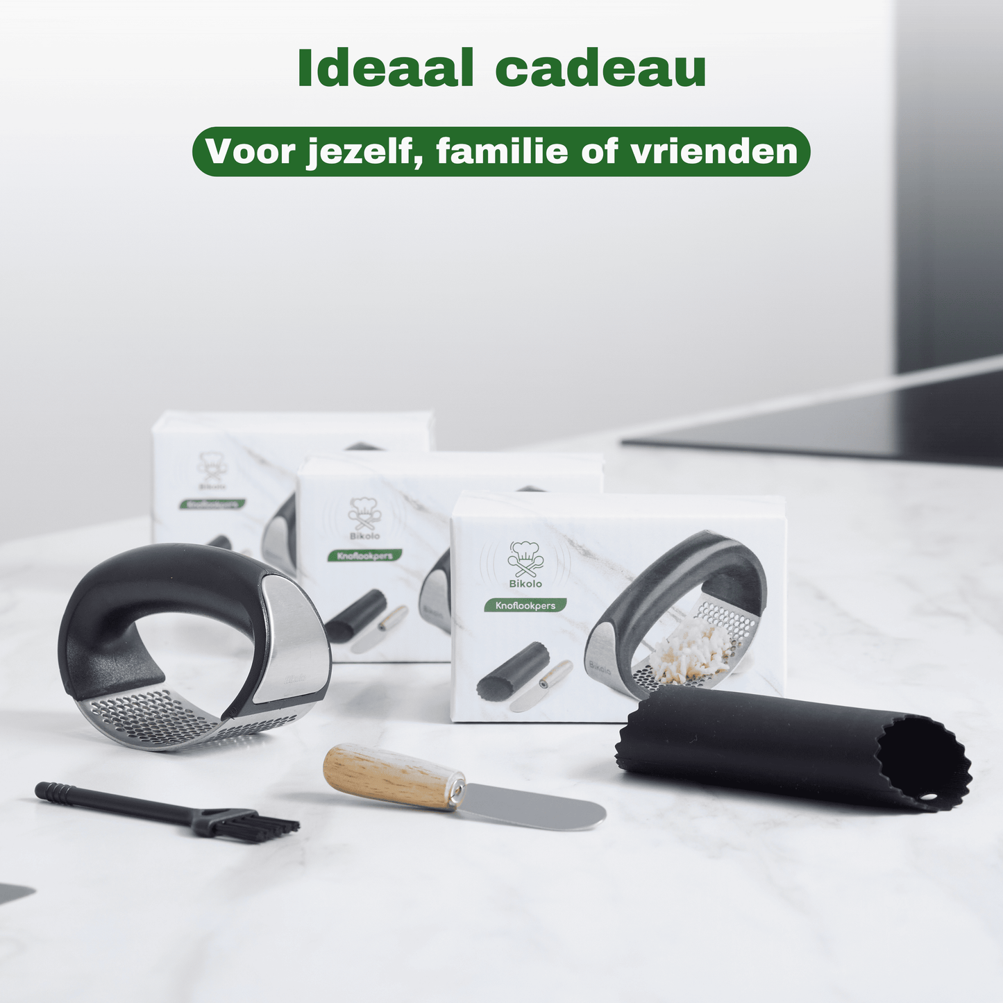 knoflookpers cadeau geven