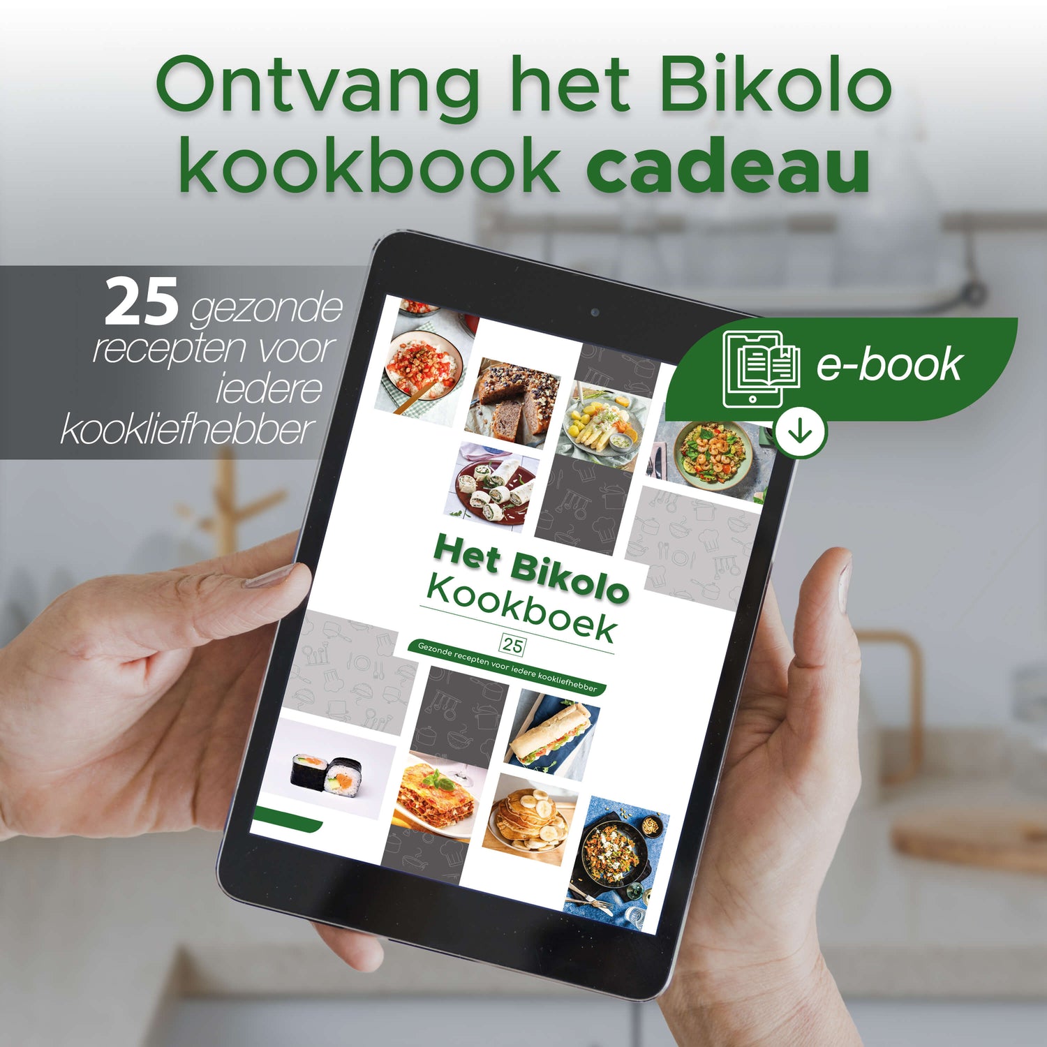 gratis kookboek bij aankoop van keukenspullen