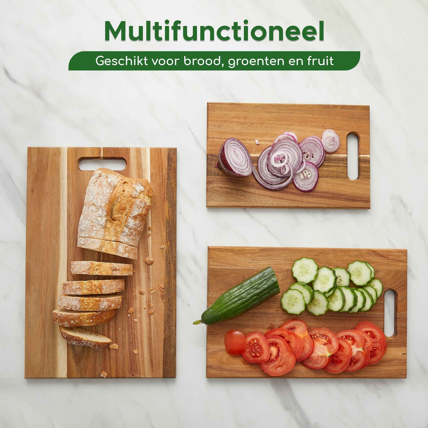 Snijplanken Set 3-Delig - Acaciahout