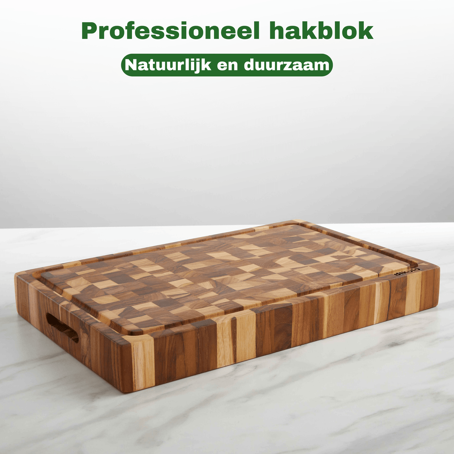 professioneel en duurzaam hakblok