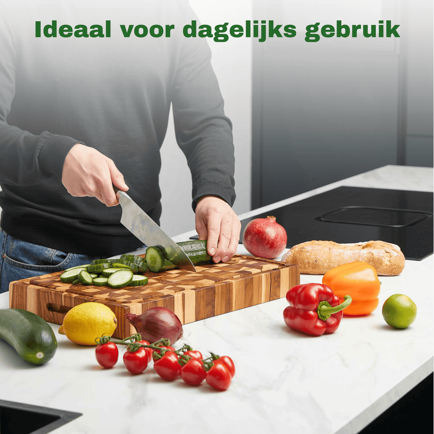 Snijplank - Hakblok - Teakhout