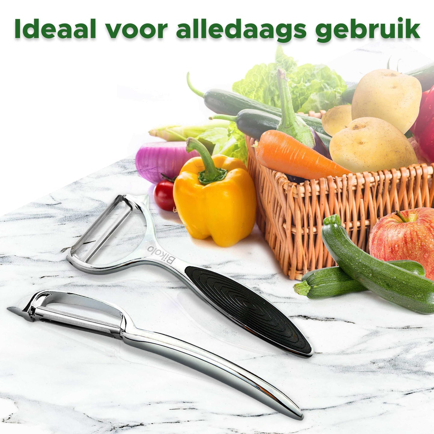 deze dunschiller set is een goede toevoeging aan jouw keukenspullen