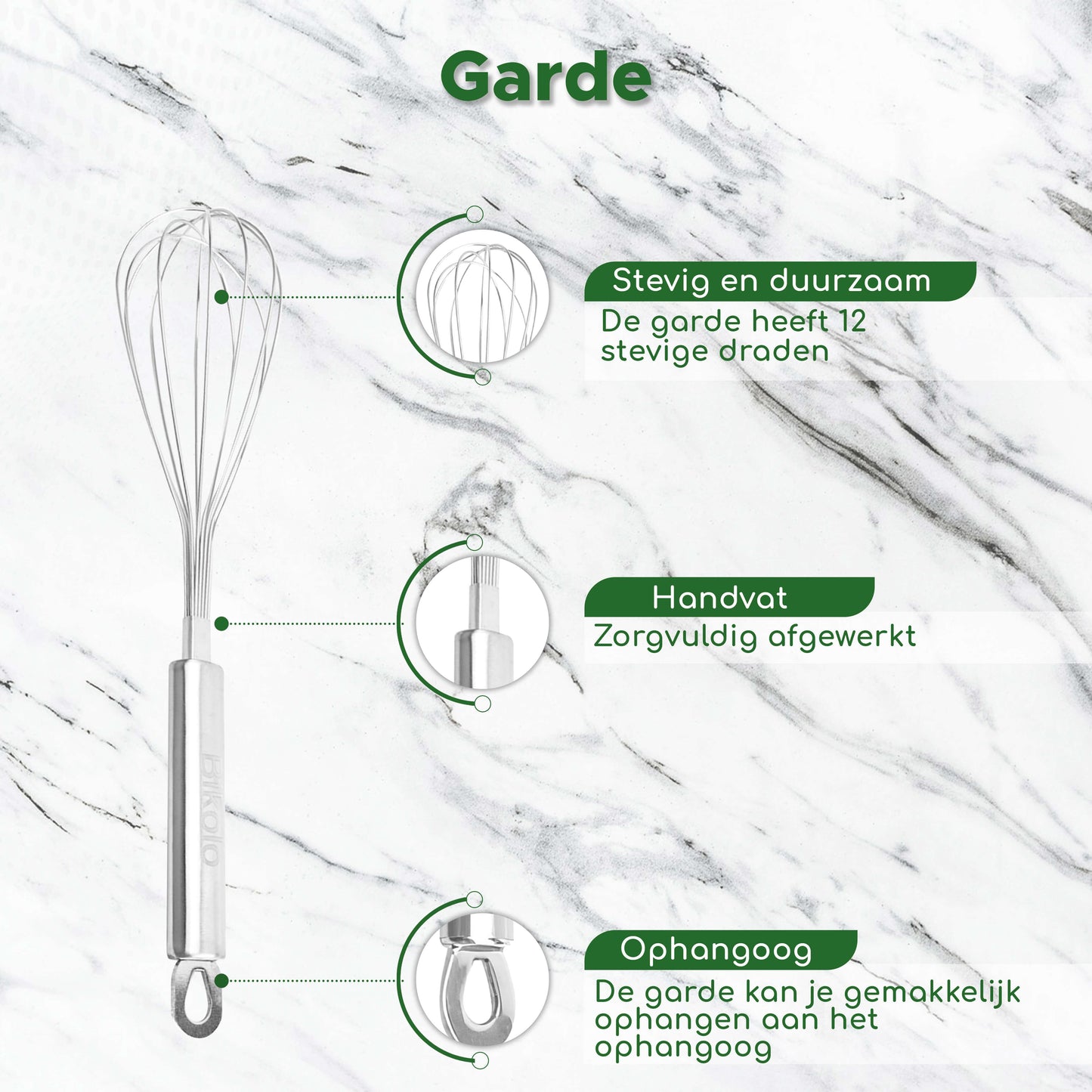 de garde van rvs is een mooie toevoeging aan jouw kookgerei collectie