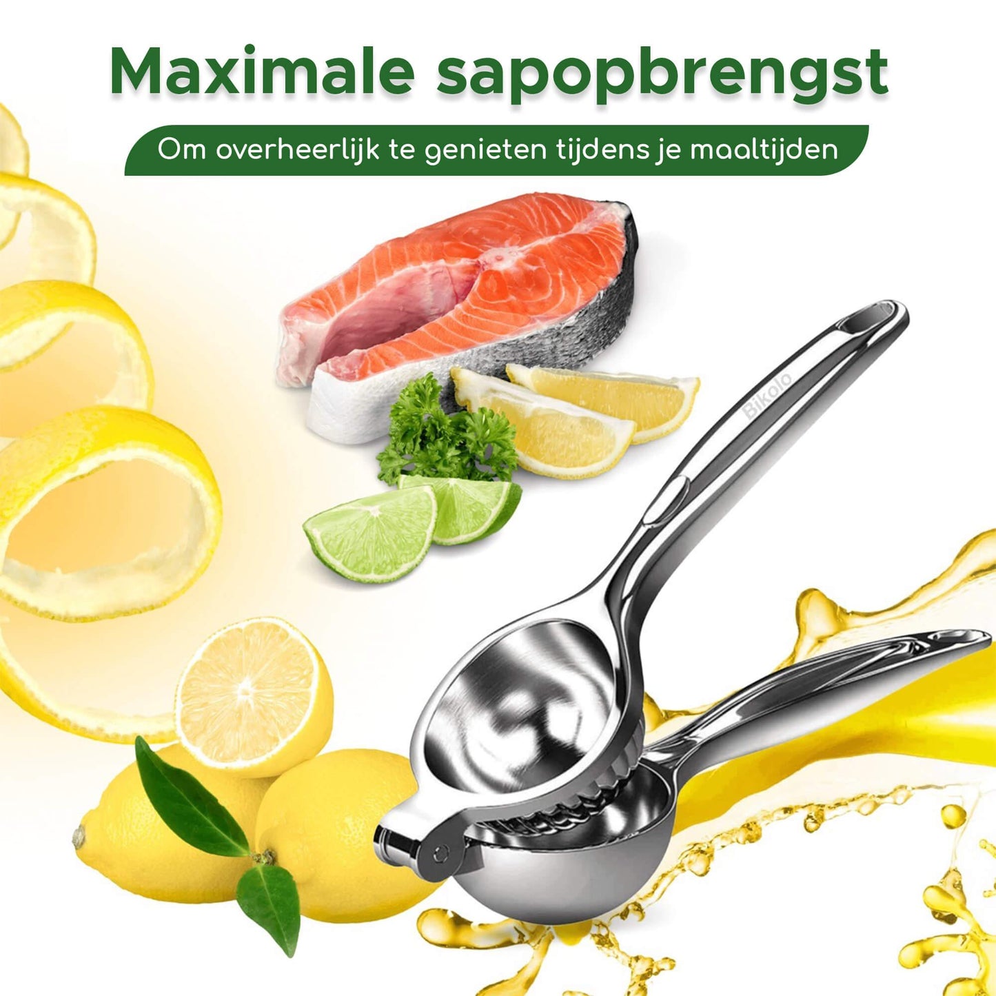 pers comfortabel limoenen met deze stevige limoenpers