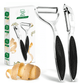 Bikolo® Dunschiller Set – I- & Y-model – Aardappelschiller & Groenteschiller