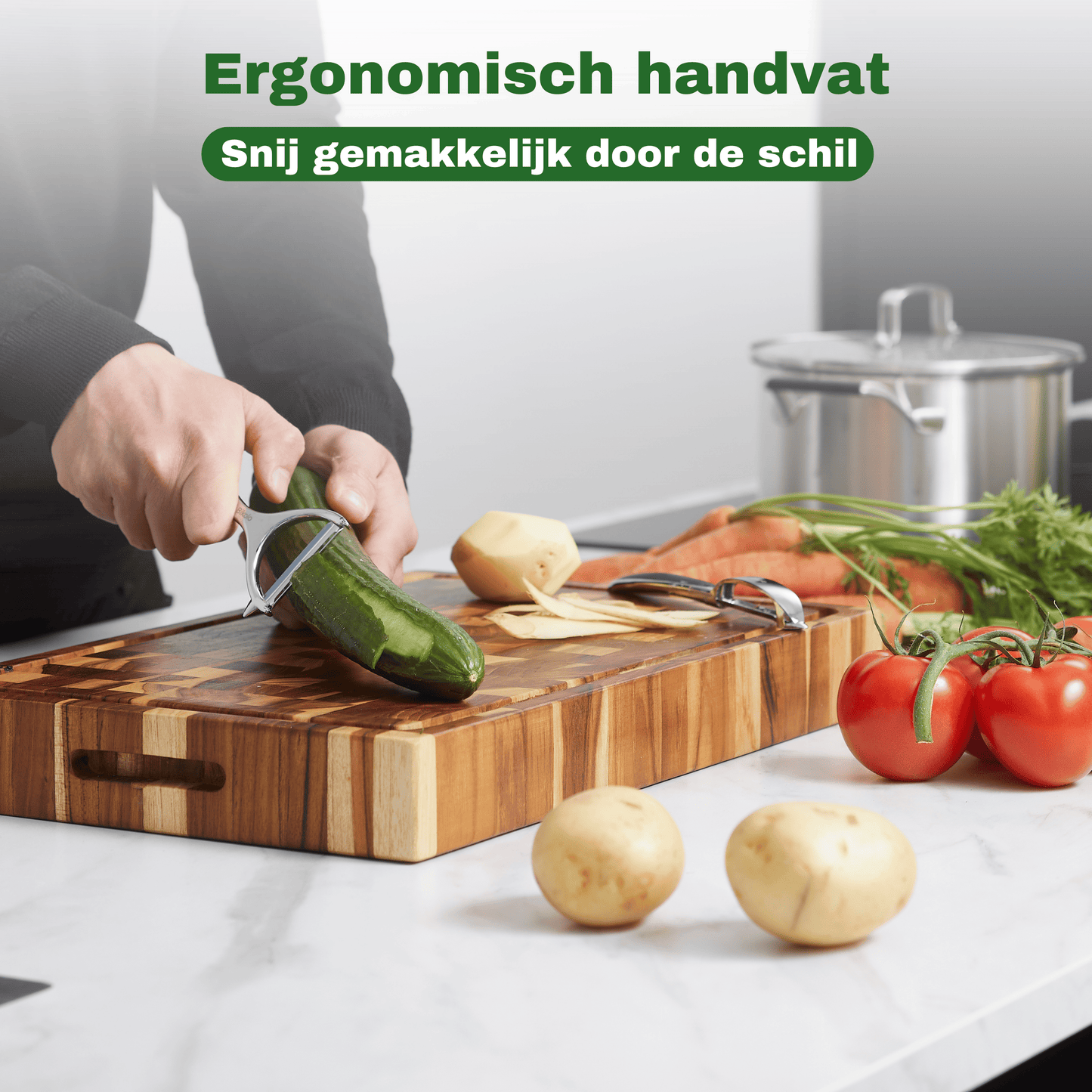 Bikolo® Dunschiller Set – I- & Y-model – Aardappelschiller & Groenteschiller