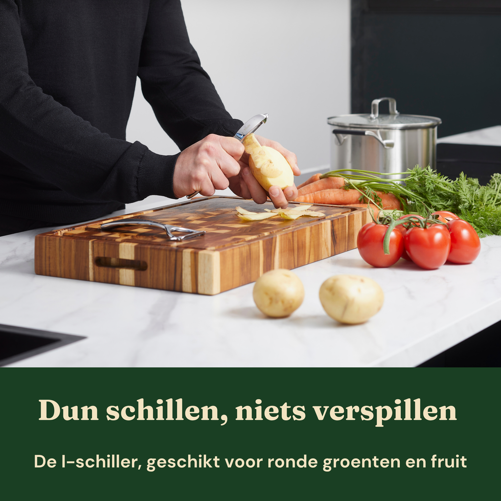 Bikolo® Dunschiller Set – I- & Y-model – Aardappelschiller & Groenteschiller