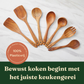 Bikolo® Houten Spatelset 7-Delig – Keukengerei Set Teakhout