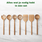 deze 7-delige kookgerei set is alles wat je nodig hebt voor in de keuken om mee te koken