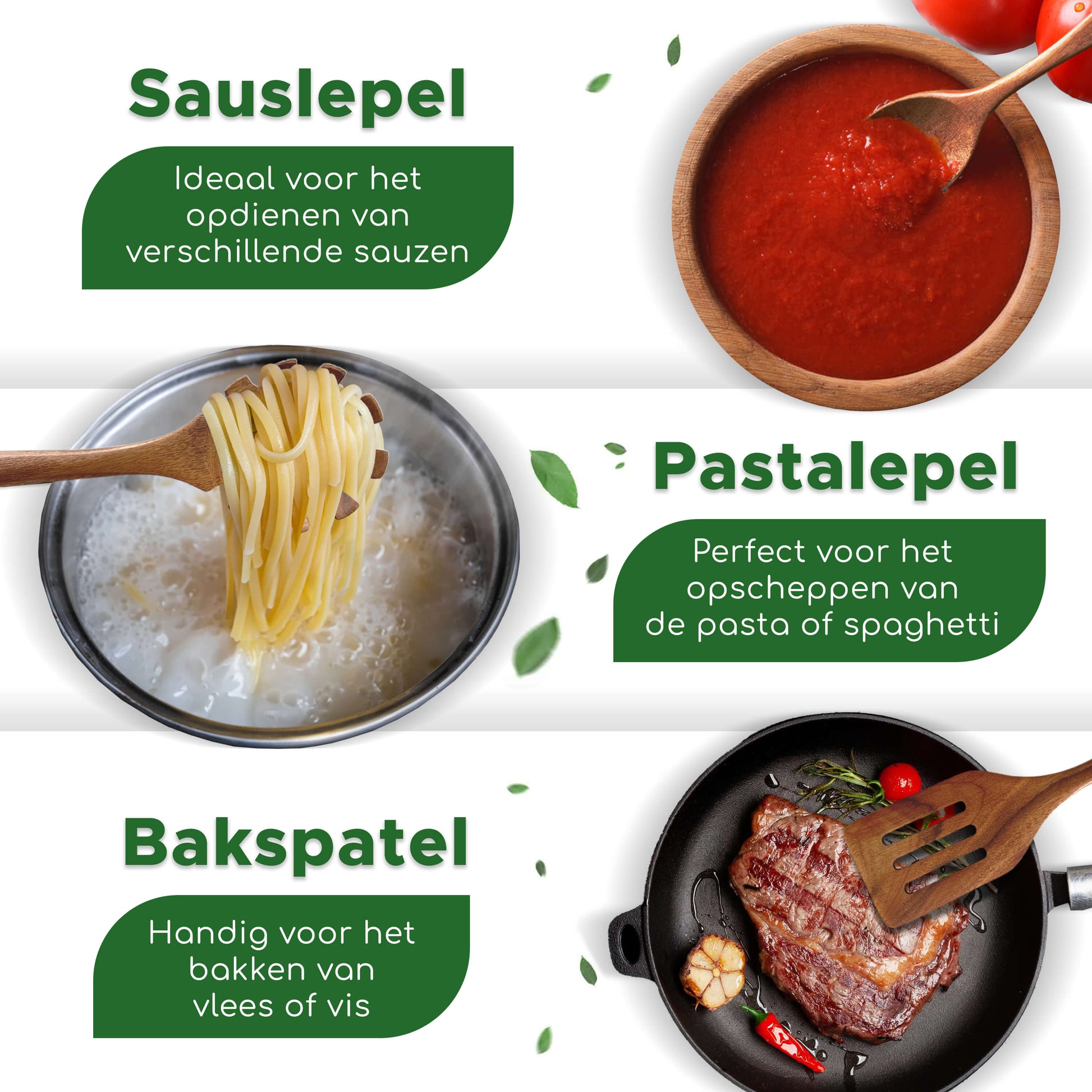 houten pastalepel