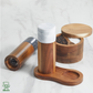 Bikolo® Peper- en Zoutmolen Set - Hout - Marmer - Klein