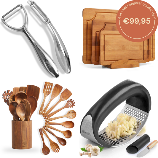 kookgerei bundel deal 4 in 1, alles voor de keuken in huis om te koken