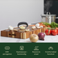 Bikolo® Knoflookpers RVS – Vaatwasserbestendig – Peller, Borstel & Mesje