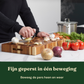 Bikolo® Knoflookpers RVS – Vaatwasserbestendig – Peller, Borstel & Mesje