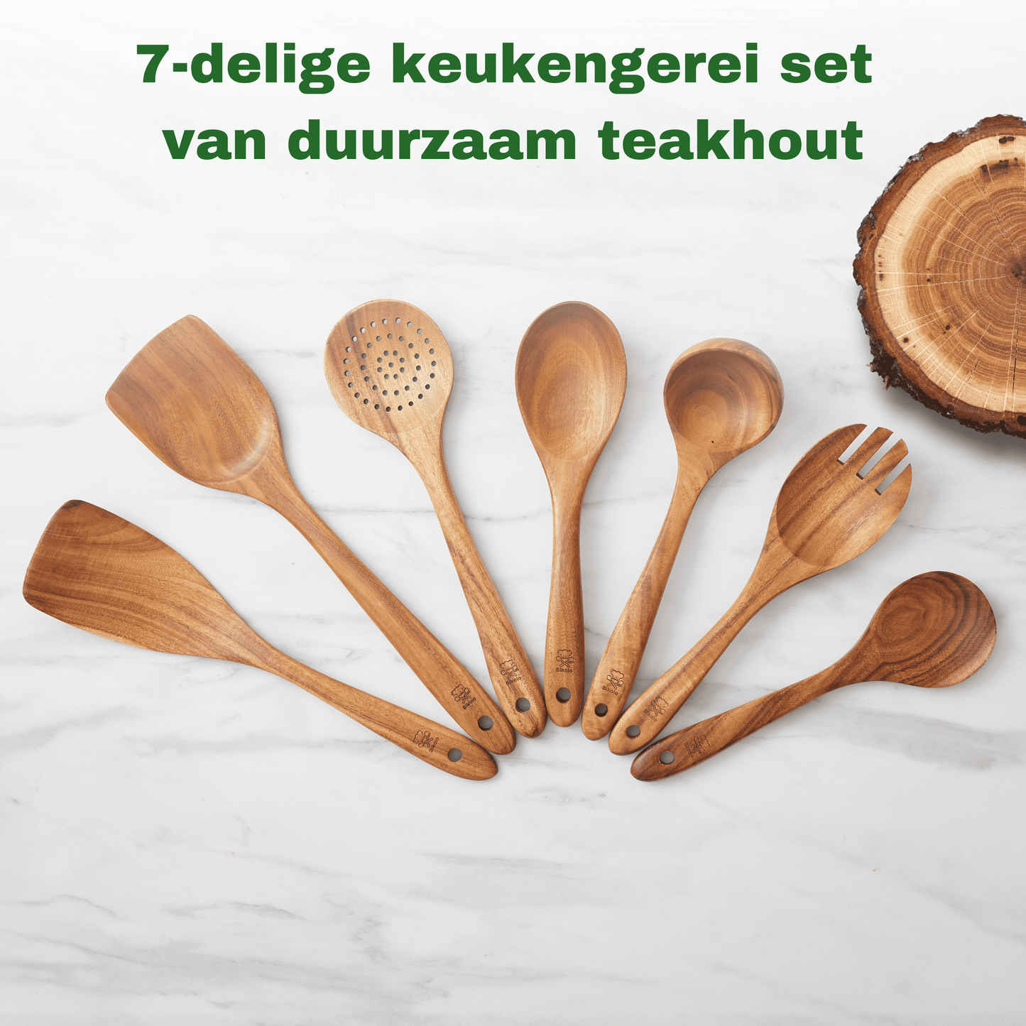 Detail van de houtnerf van het natuurlijke teakhout