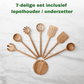Bikolo® Keukengerei Set 7-Delig + Keramische Houder