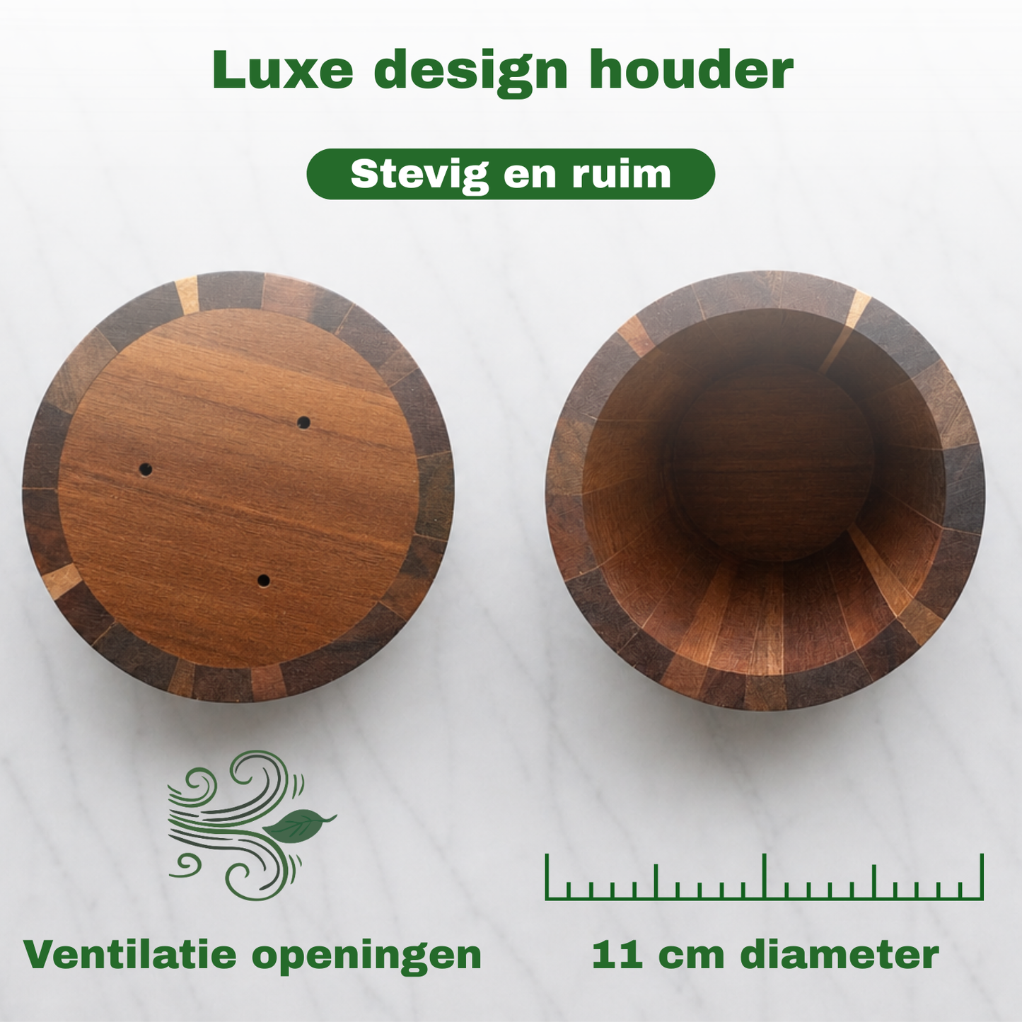 luxe ruime design keukengerei houder