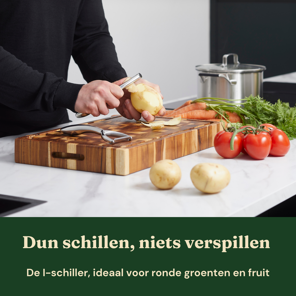 Bikolo® Dunschiller Set RVS – Luxe – Vaatwasserbestendig – I- & Y-model
