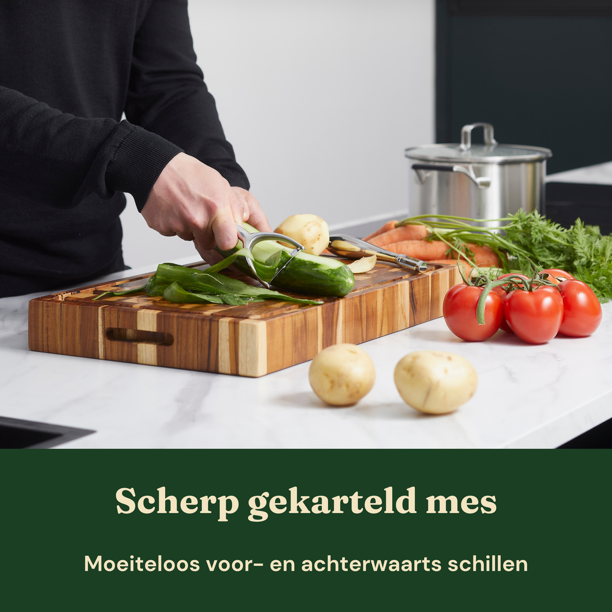 Bikolo® Dunschiller Set RVS – Luxe – Vaatwasserbestendig – I- & Y-model