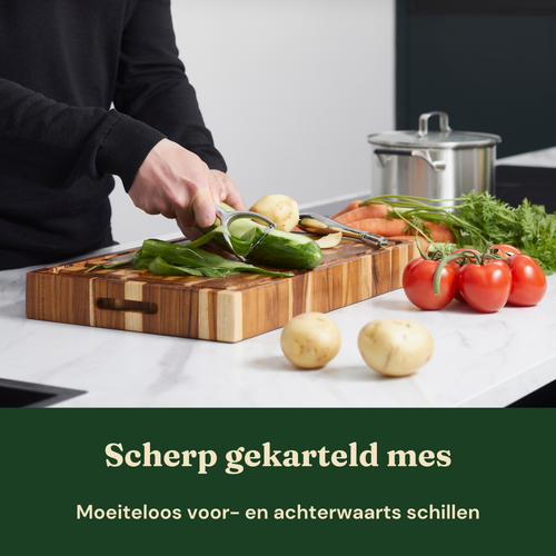 Bikolo® Dunschiller Set RVS – Luxe – Vaatwasserbestendig – I- & Y-model
