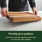 Bikolo® Houten Snijplank Acacia Extra Dik 4 cm – Met Sapgeul, Serveerkanaal & Handvaten