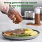 Bikolo® Peper- en Zoutmolen Set - Hout - Marmer - Klein