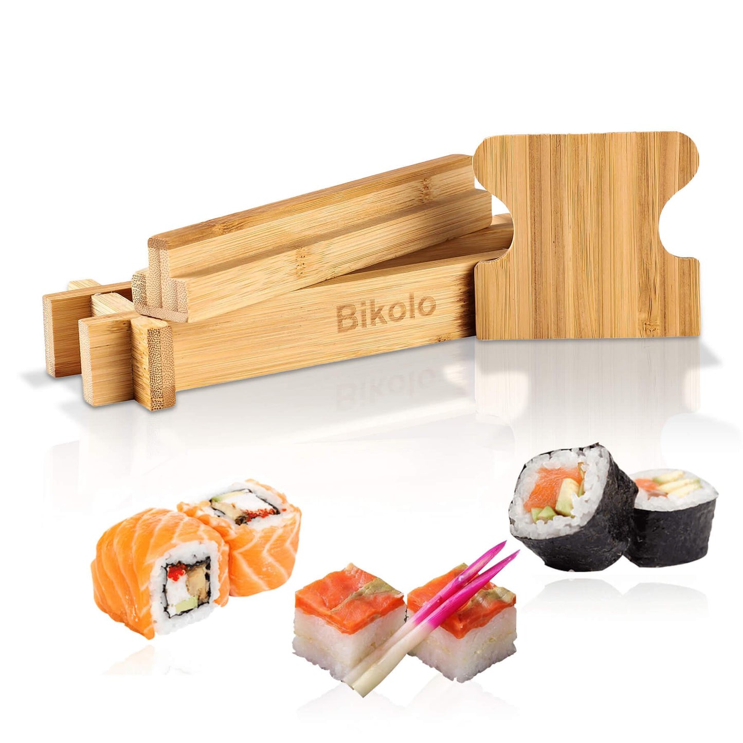 sushi maker pers om vierkante maki sushi mee te maken
