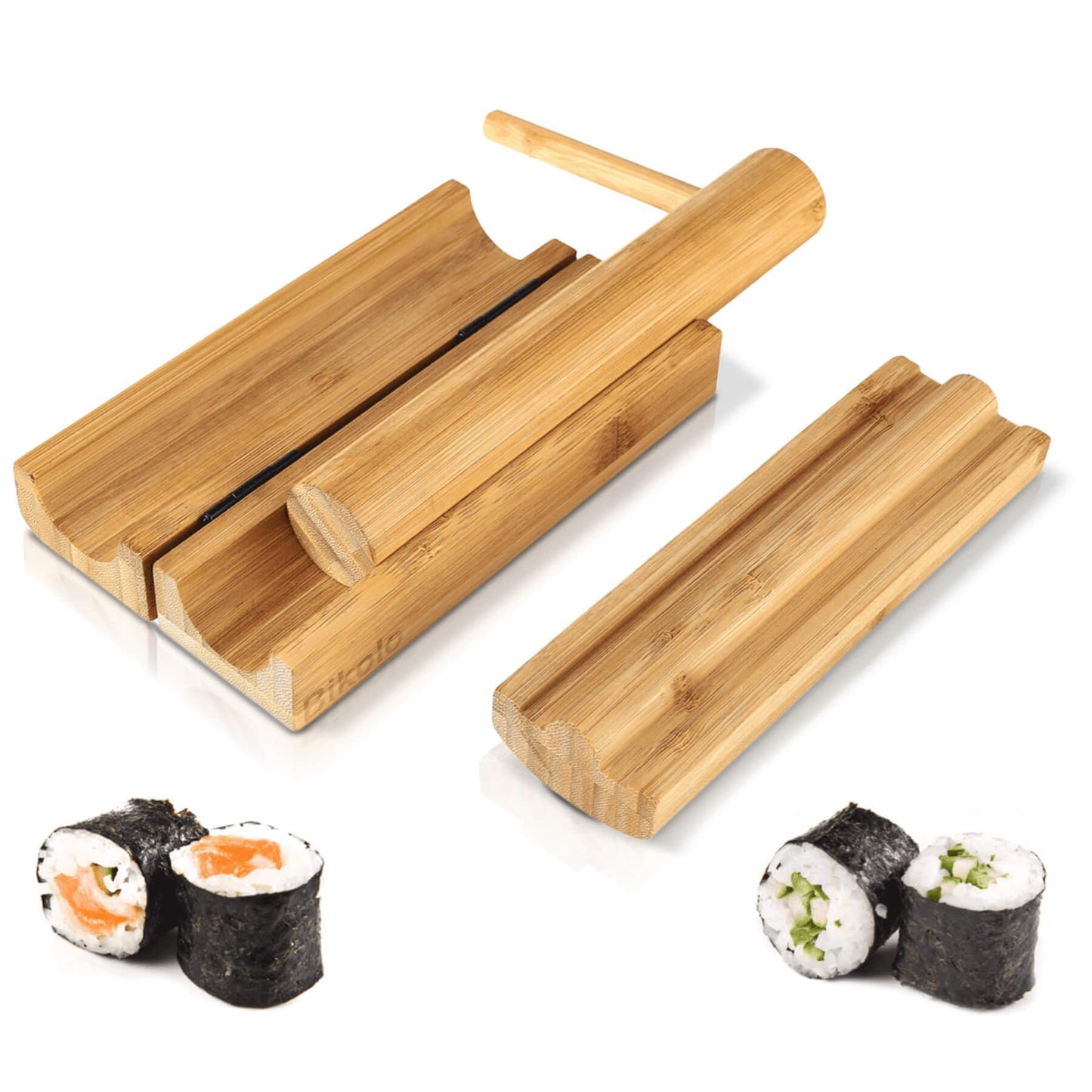 sushi maker bazooka van bamboe hout